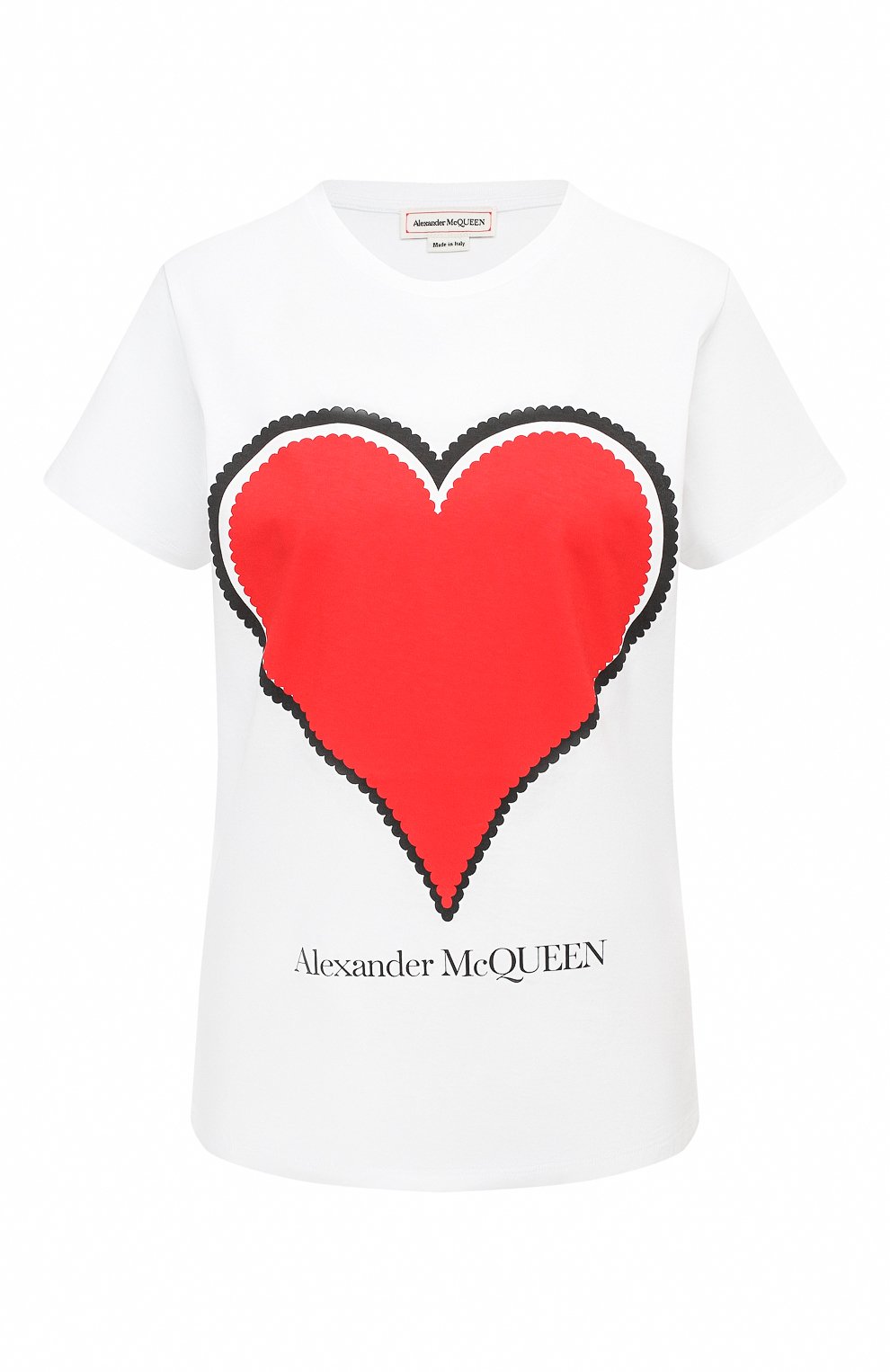 Хлопковая футболка ALEXANDER MCQUEEN, арт. 642485/QZACA, фото 1