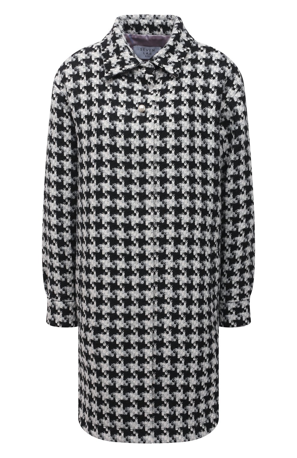 Пальто из шерсти и кашемира SEVEN LAB, арт. SPL20-tw pepita, фото 1