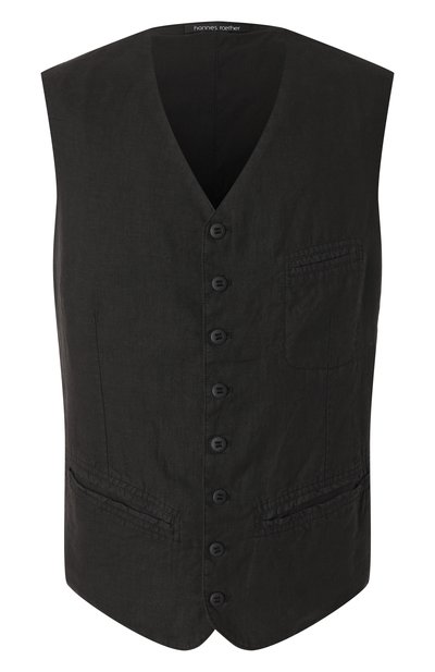 Мужской льняной жилет HANNES ROETHER, арт. BE26VER.601/