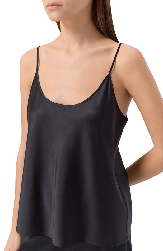 Шелковый топ EDOMO T002003FW2324 Чёрный  T002003FW2324 Фото 5