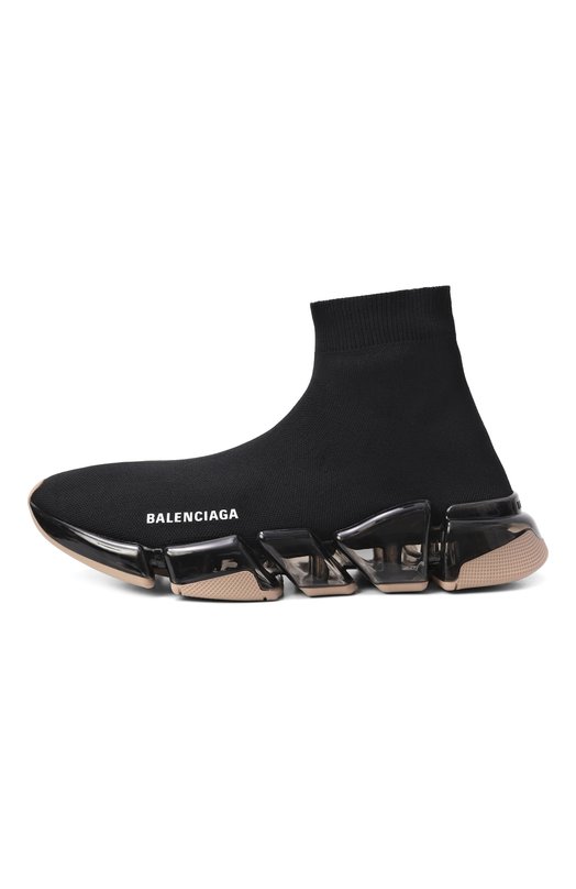 Текстильные кроссовки Speed 2.0 Balenciaga 617196/W2DC4 Чёрный  617196/W2DC4 Фото 4