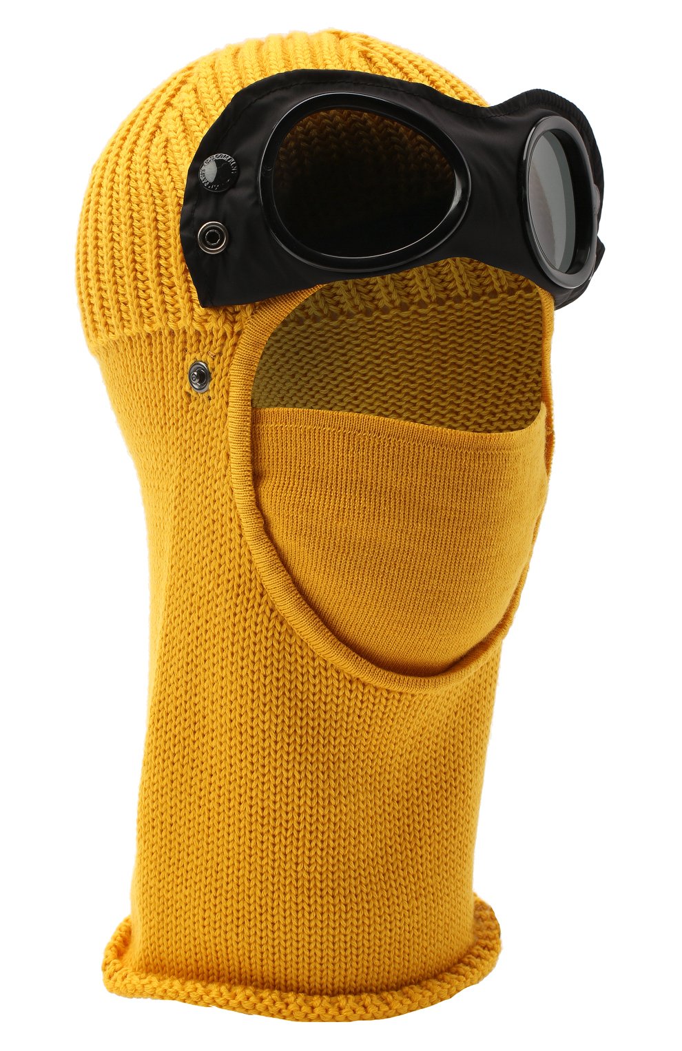 Шерстяная шапка-балаклава C.P. COMPANY желтого цвета по цене 21050 руб., арт. 09CMAC238A-005509A, фото 4 Шерстяная шапка-балаклава C.P. COMPANY, арт. 09CMAC238A-005509A, фото 4