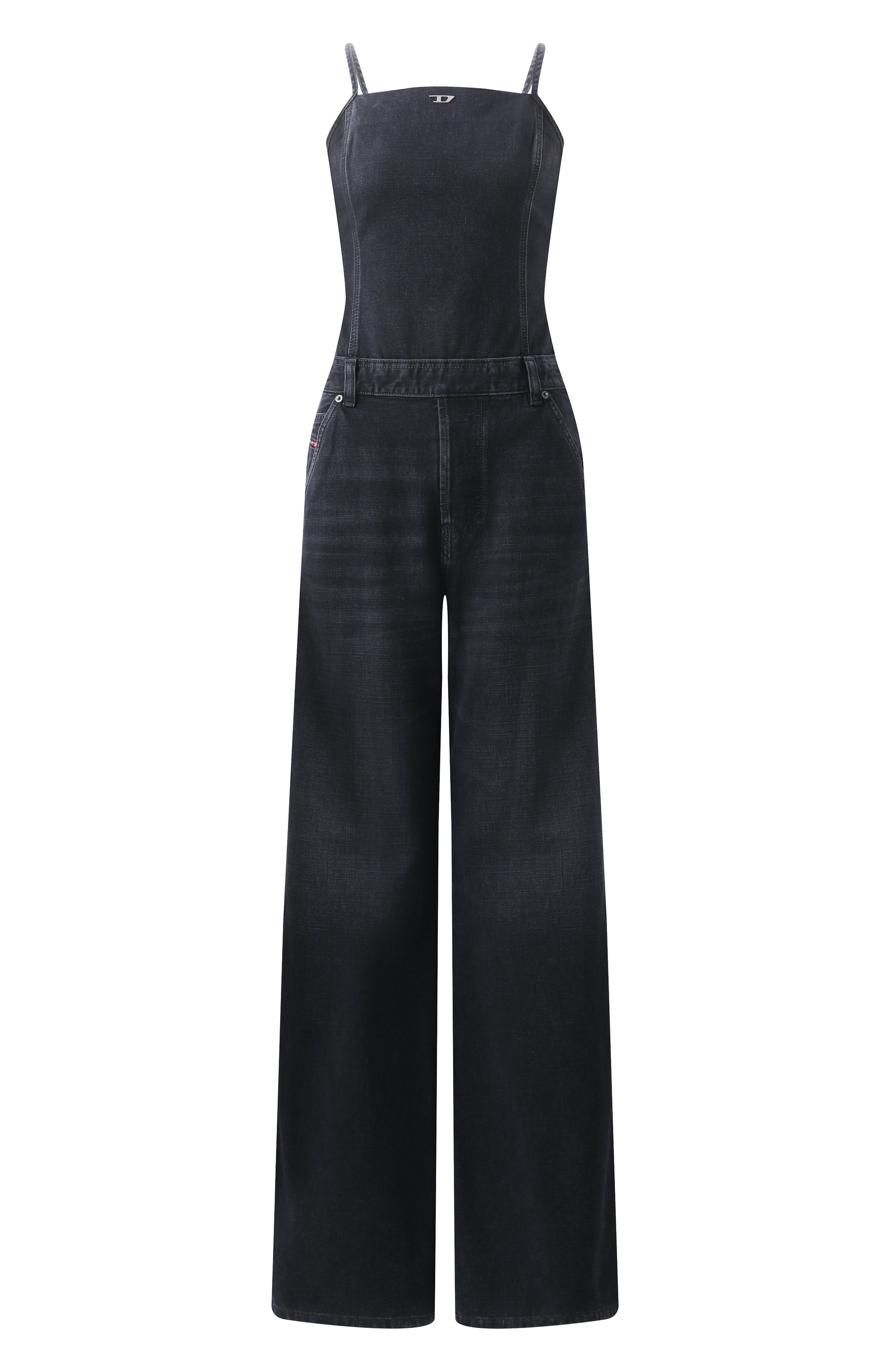 Джинсовый комбинезон DIESEL черного цвета по цене 38700 руб., арт. A14068/007Z9, фото 1 Джинсовый комбинезон DIESEL, арт. A14068/007Z9, фото 1