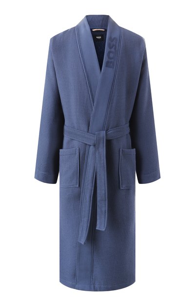Мужской халат из хлопка и вискозы BOSS, арт. 50469787