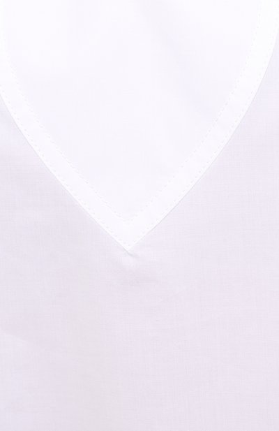 Хлопковый топ LANVIN белого цвета по цене 88850 руб., арт. RW-T0675U-4408-H20, фото 5 Хлопковый топ LANVIN, арт. RW-T0675U-4408-H20, фото 5