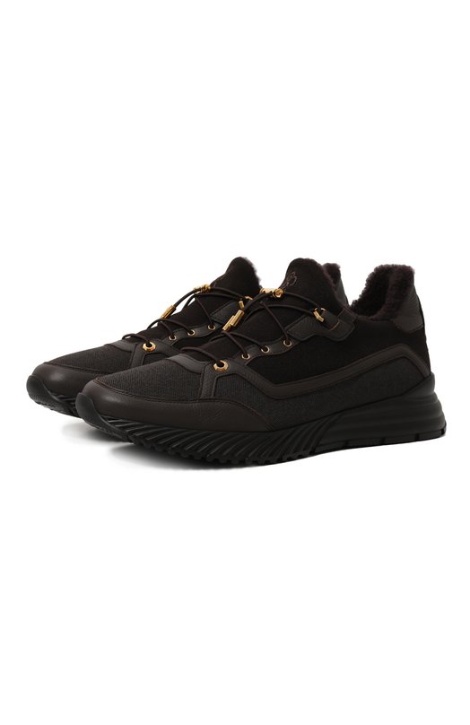 Комбинированные кроссовки Stefano Ricci UV689G6468/MRTSWY Коричневый UV689G6468/MRTSWY