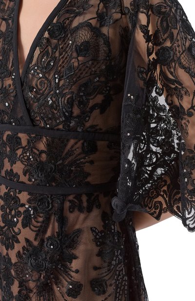 Платье из шелка и вискозы ELIE SAAB, арт. D1004NR26/TUL02, фото 4