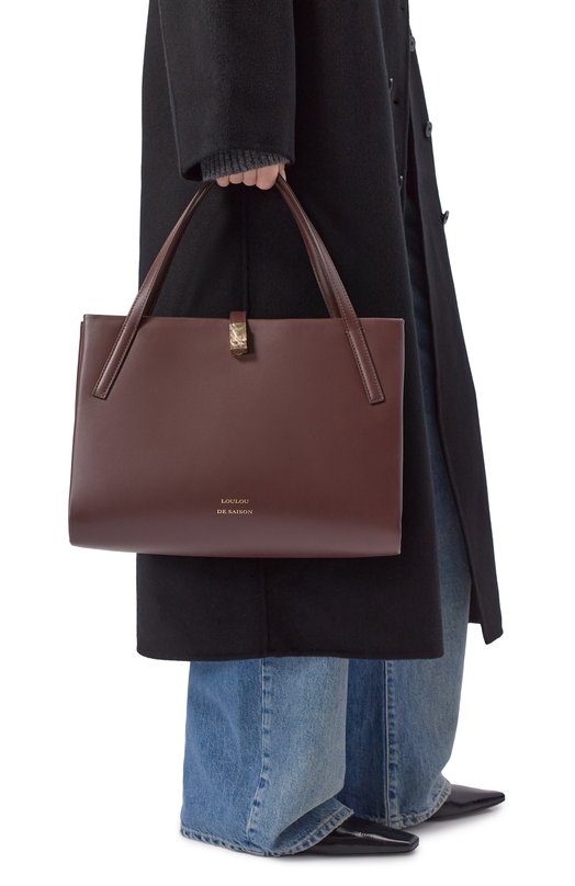 Сумка-тоут Cary Loulou de Saison CARY Коричневый  CARY Фото 2