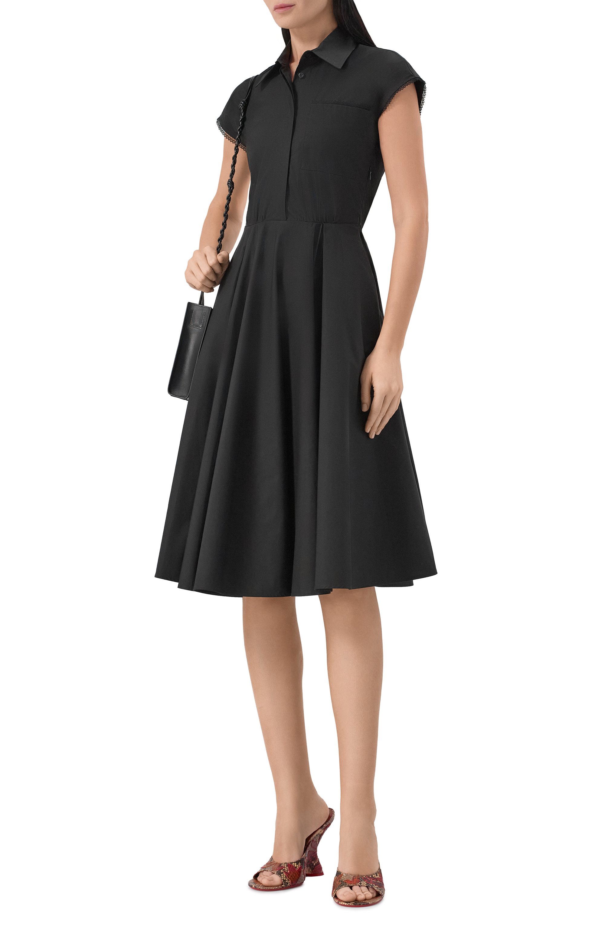 Хлопковое платье MSGM, арт. 4041MDA23X/267112, фото 2