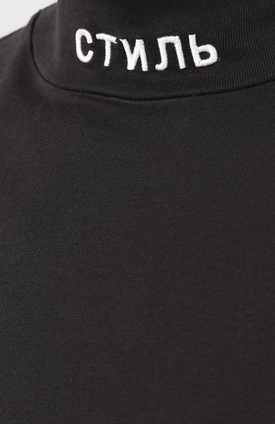 Хлопковый лонгслив HERON PRESTON, арт. HMAB010S209130111001, фото 5