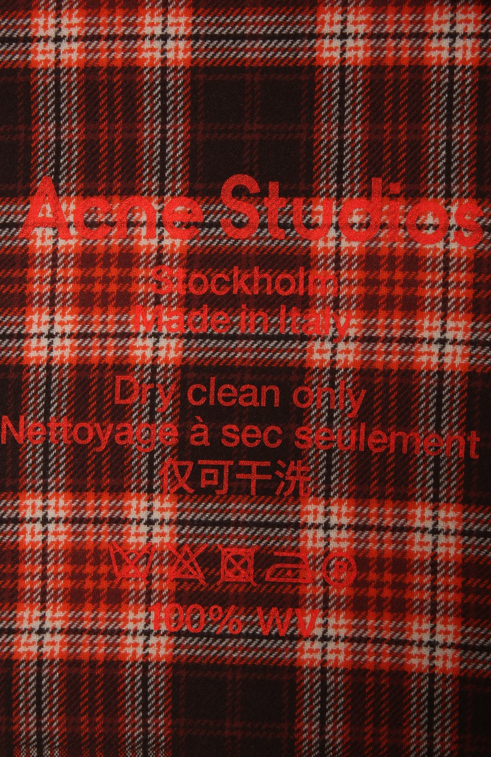 Шерстяной шарф ACNE STUDIOS, арт. CA0082/W, фото 3