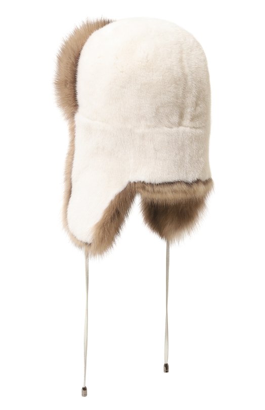 Шапка-ушанка из меха норки и соболя VICTORIA KUSENKOVA 091703631093 Разноцветный  091703631093 Фото 3