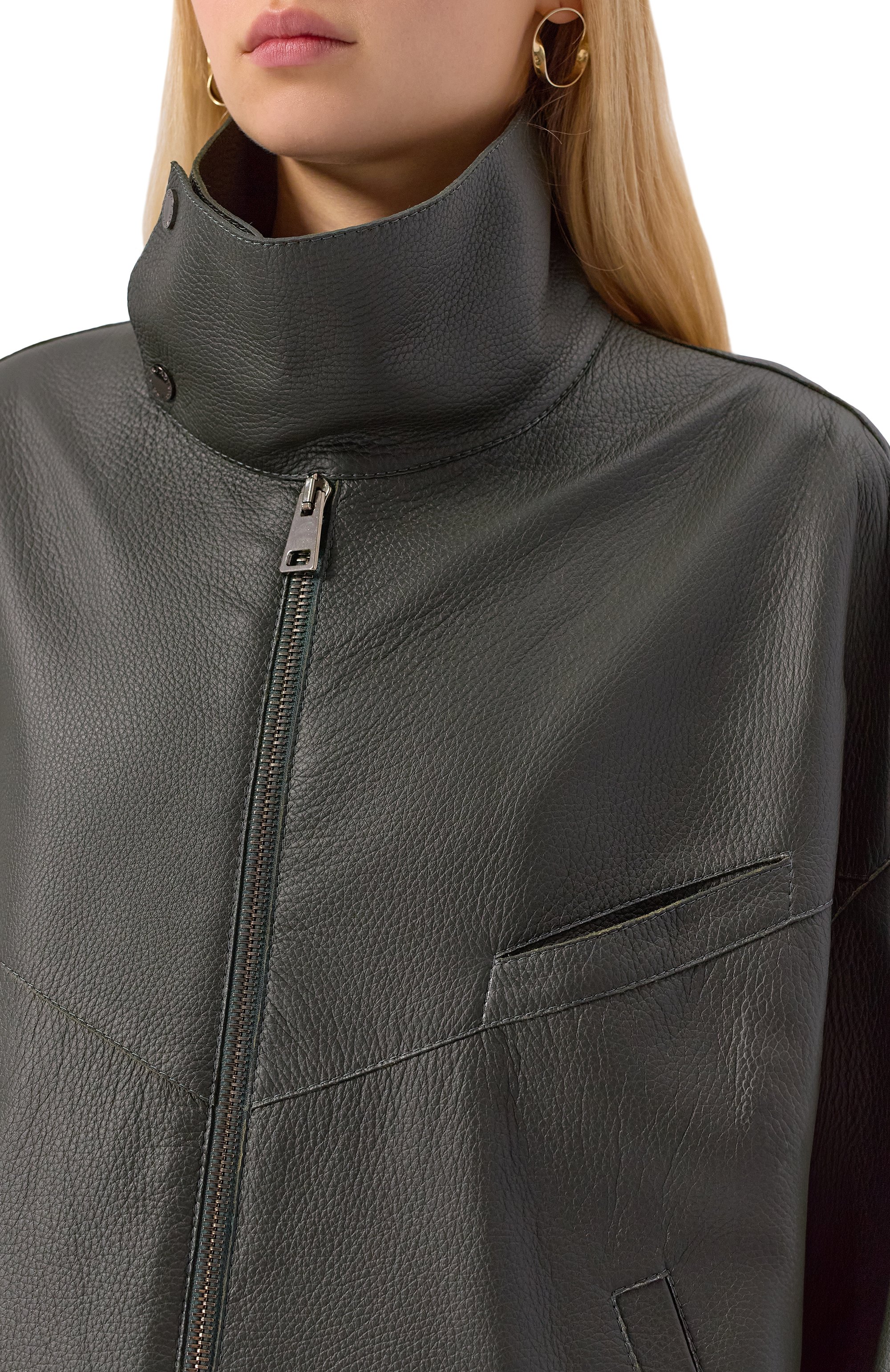 Кожаная куртка MASLOV, арт. Z017, фото 5