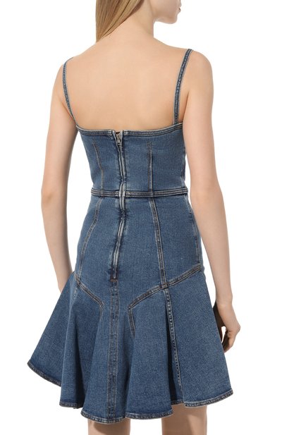 Джинсовое платье ALEXANDER MCQUEEN, арт. 757459, фото 4