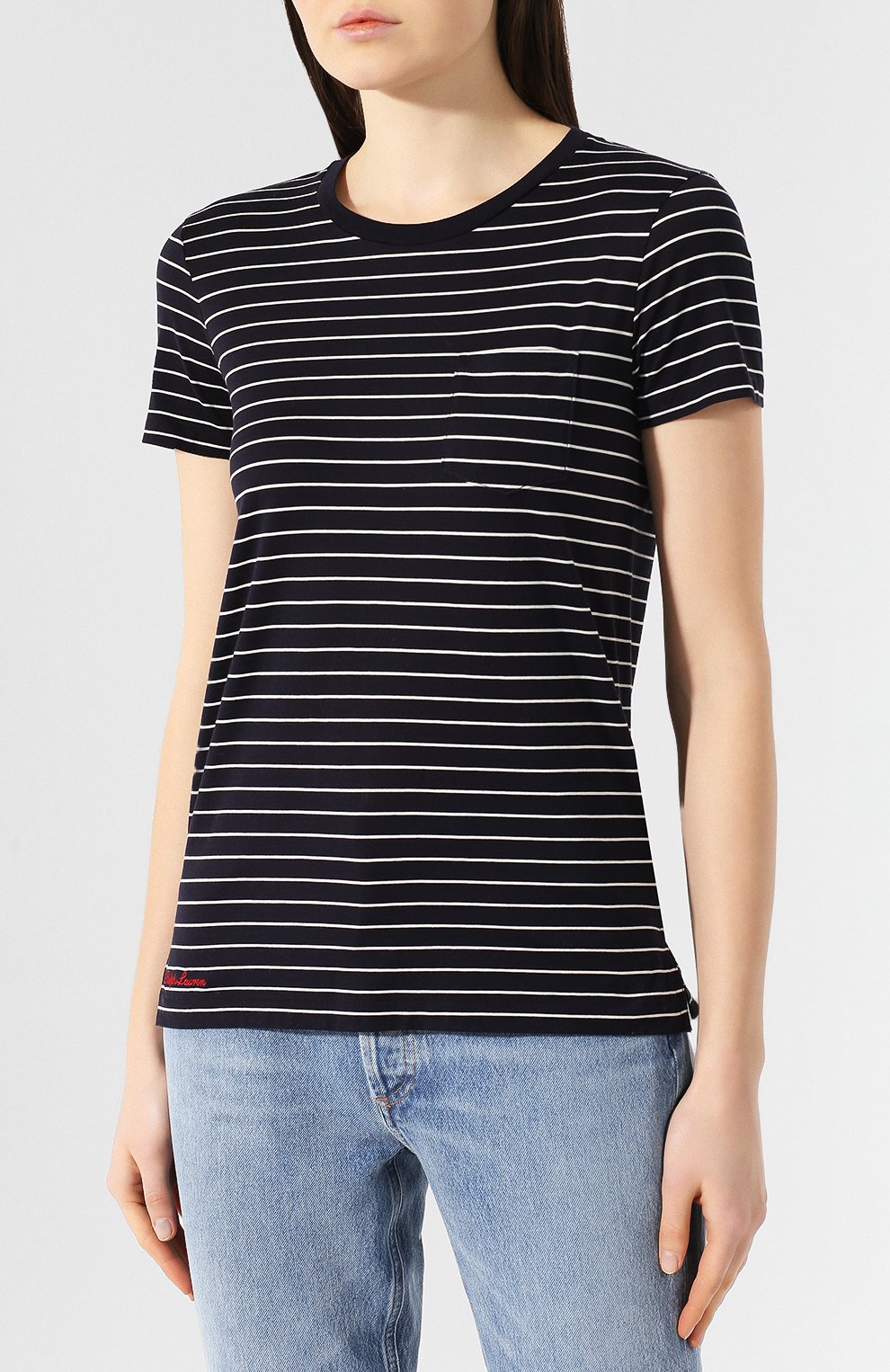 Хлопковая футболка RALPH LAUREN, арт. 290676610, фото 3