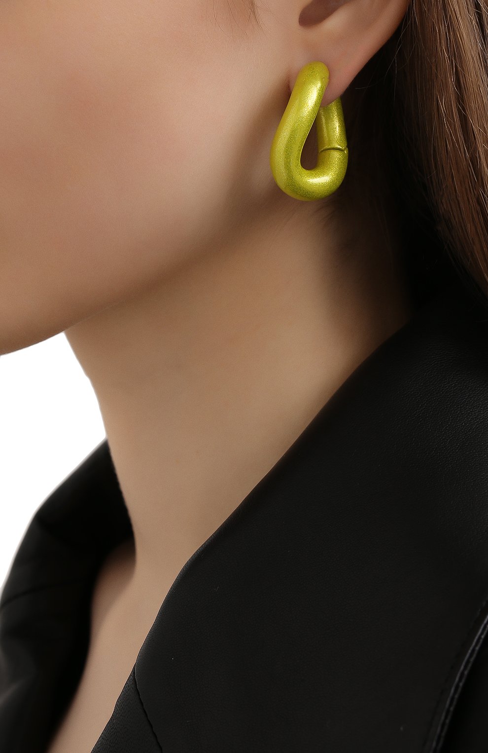 Серьги loop BALENCIAGA желтого цвета по цене 47900 руб., арт. 542508/TZ16V, фото 2 Серьги loop BALENCIAGA, арт. 542508/TZ16V, фото 2