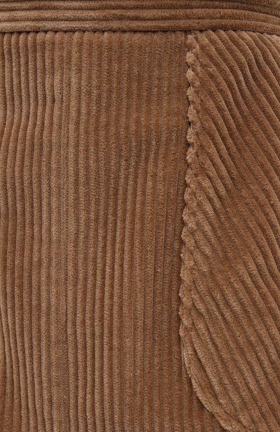 Вельветовая юбка DOLCE & GABBANA светло-коричневого цвета по цене 97500 руб., арт. F4BX3T/FUWC5, фото 5 Вельветовая юбка DOLCE & GABBANA, арт. F4BX3T/FUWC5, фото 5