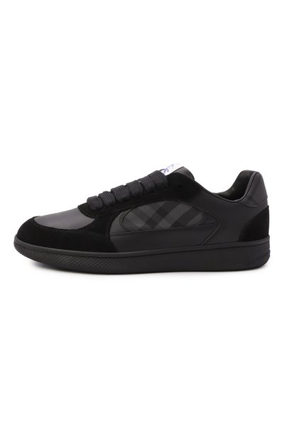 Кожаные кеды terrace BURBERRY черного цвета по цене 73250 руб., арт. 8127508, фото 3 Кожаные кеды terrace BURBERRY, арт. 8127508, фото 3