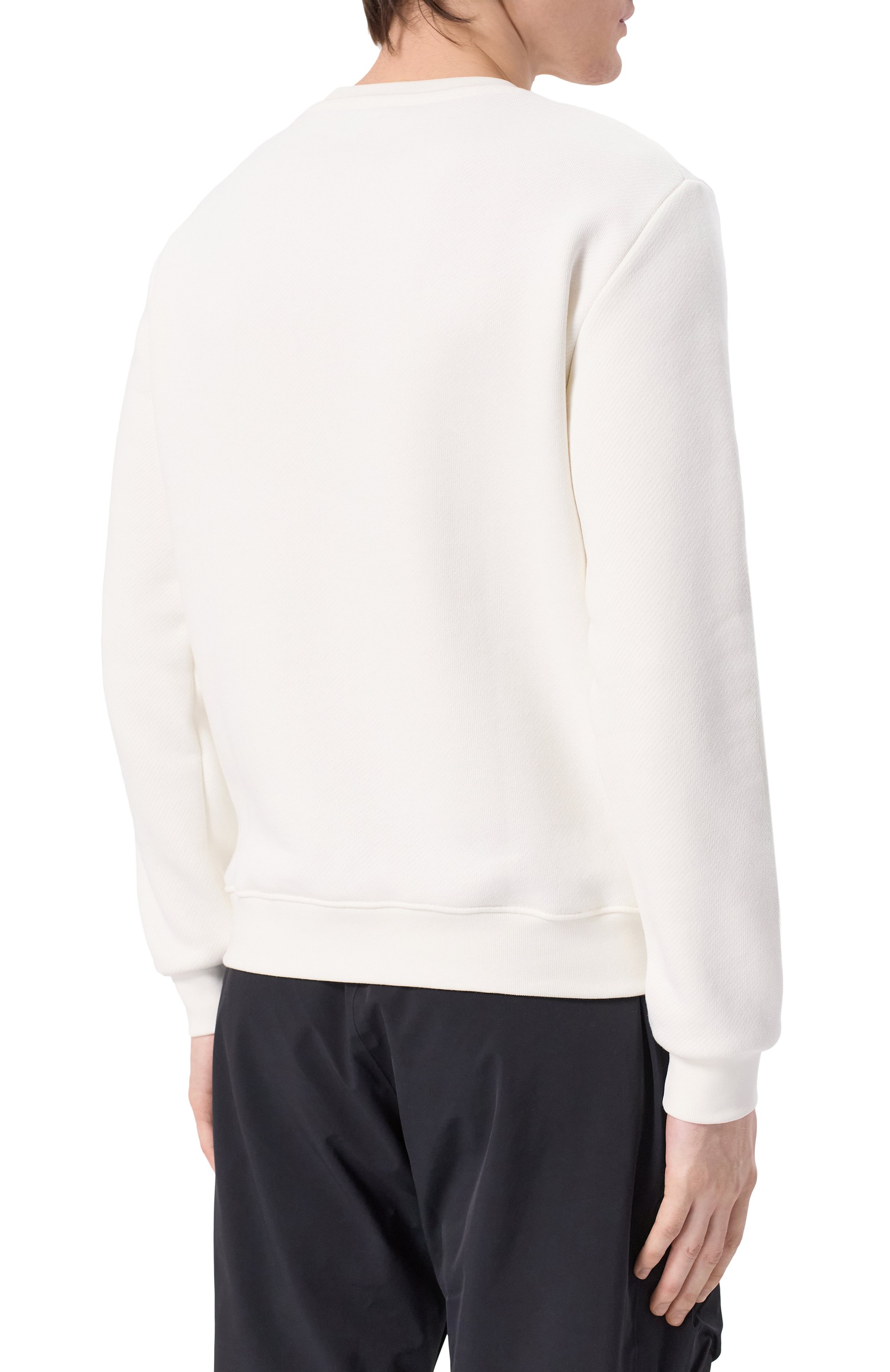 Хлопковый свитшот FEFE`, арт. CREW NECK SWEATSHIRT/FLPSCIP03AXYT0PWHITE, фото 4