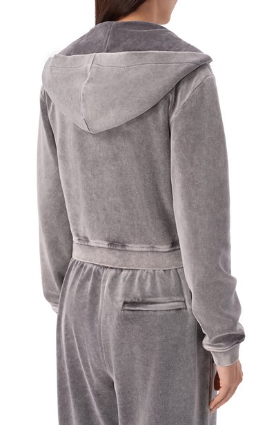 Бархатная толстовка ALEXANDERWANG.T, арт. 4CC4252680, фото 4