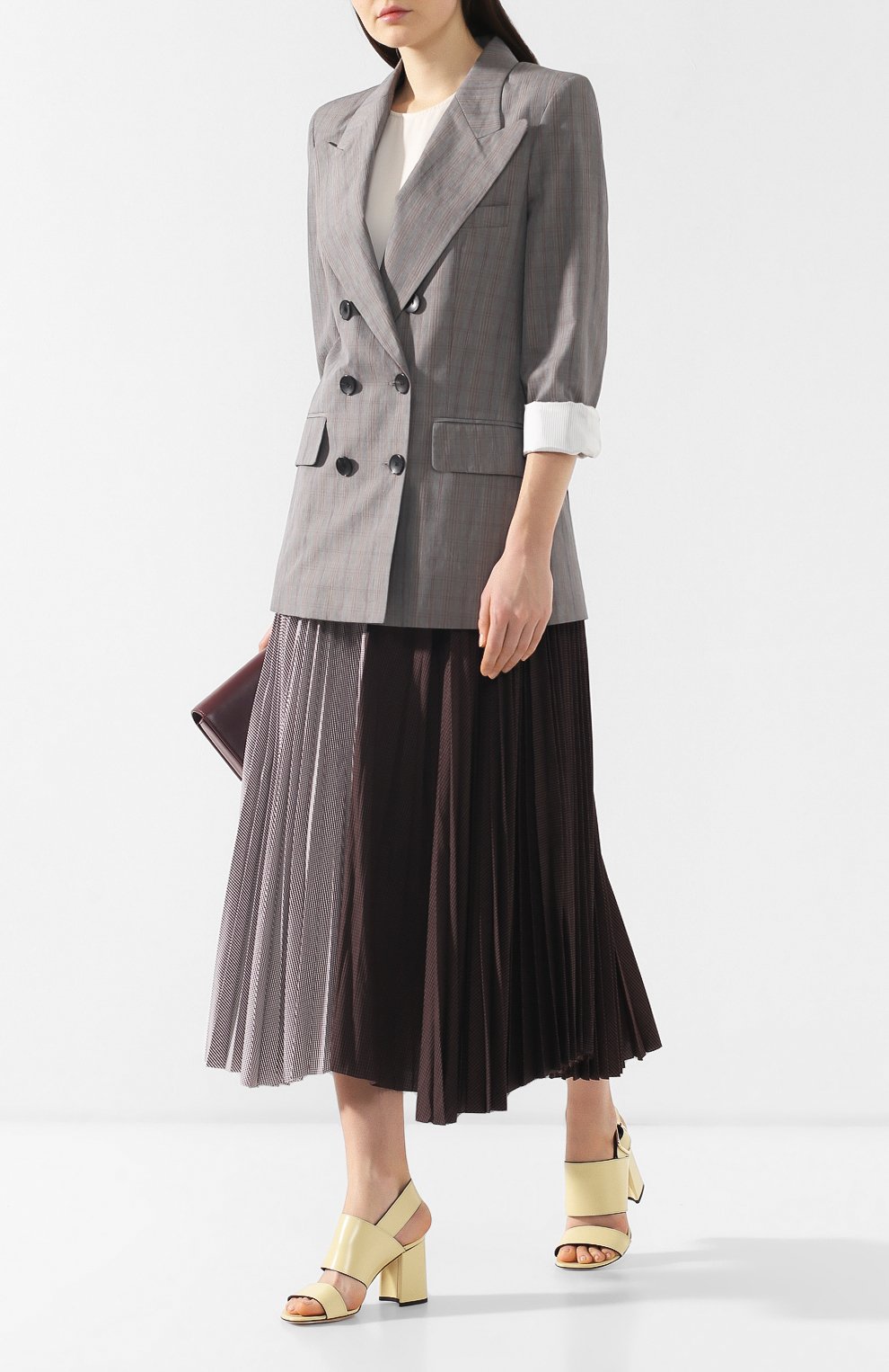 Жакет из смеси хлопка и вискозы ISABEL MARANT ETOILE серого цвета по цене 41550 руб., арт. VE0872-19P009E/ILIANE, фото 2 Жакет из смеси хлопка и вискозы ISABEL MARANT ETOILE, арт. VE0872-19P009E/ILIANE, фото 2
