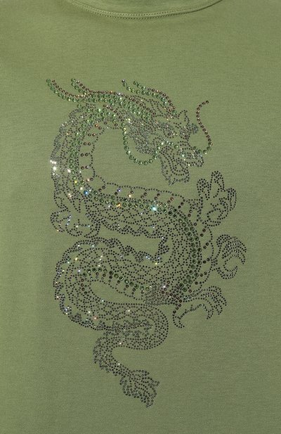 Футболка STEFANO RICCI салатового цвета по цене 138500 руб., арт. MNH420330/803, фото 5 Футболка STEFANO RICCI, арт. MNH420330/803, фото 5