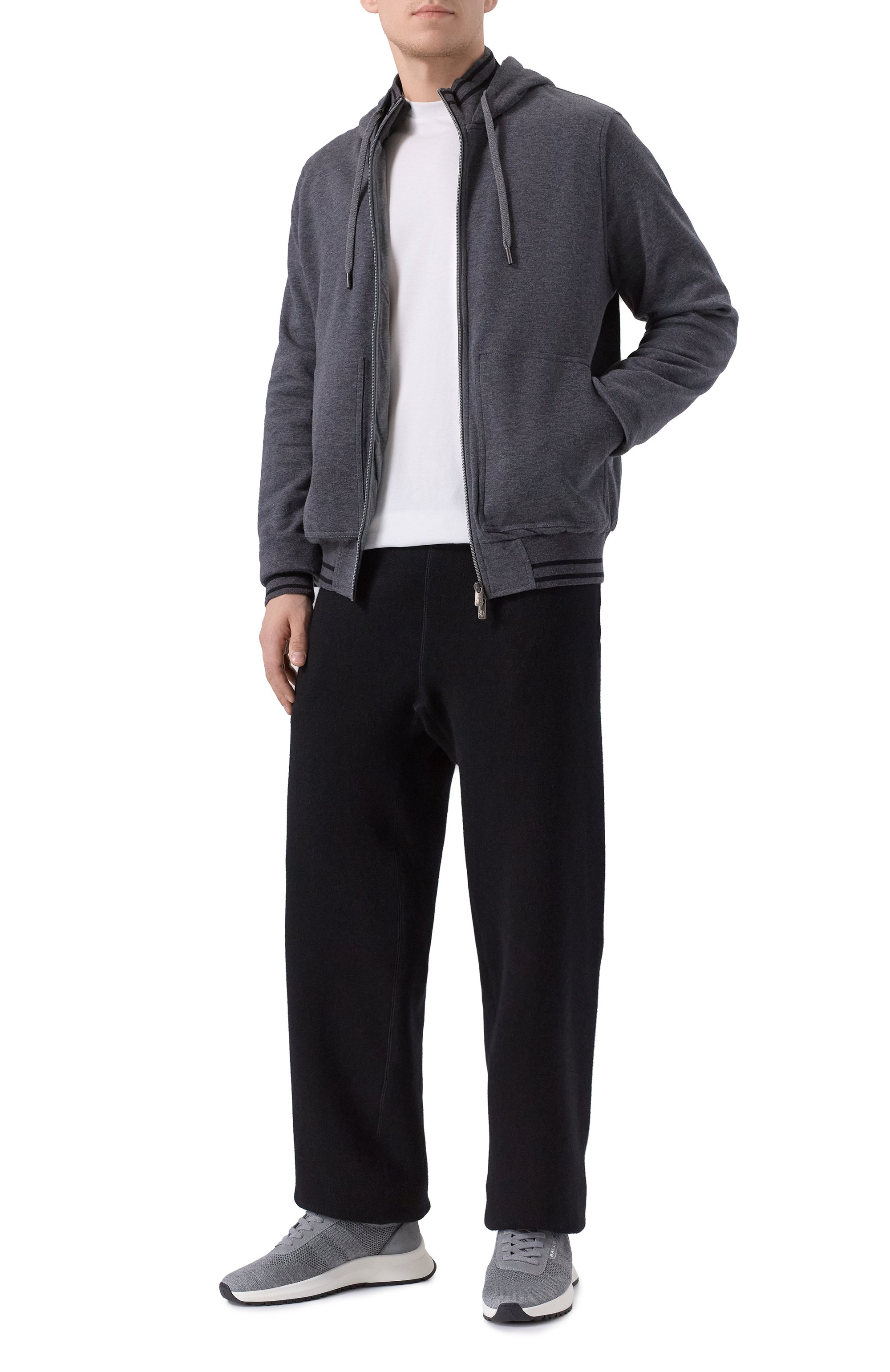 Толстовка из хлопка и кашемира CAPOBIANCO, арт. 19M405.LB00., фото 2