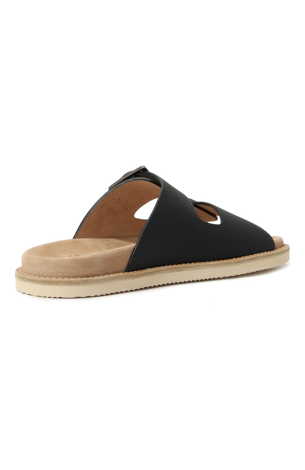 Кожаные шлепанцы BRUNELLO CUCINELLI, арт. MPUALCY235, фото 5