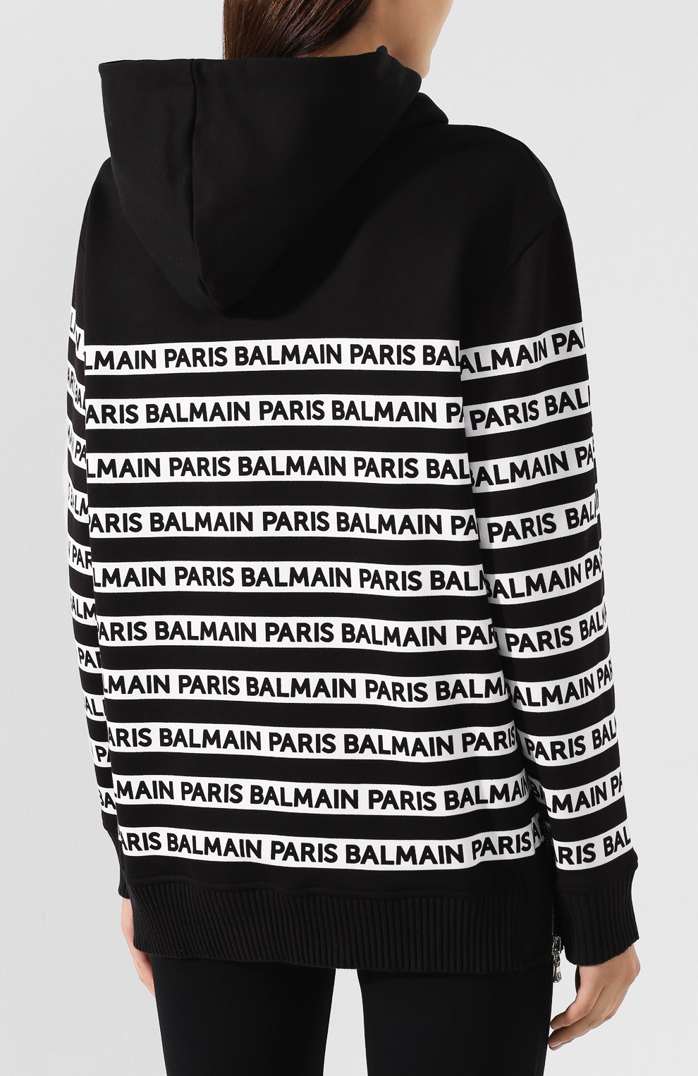 Хлопковый пуловер BALMAIN, арт. RF13751/I076, фото 4