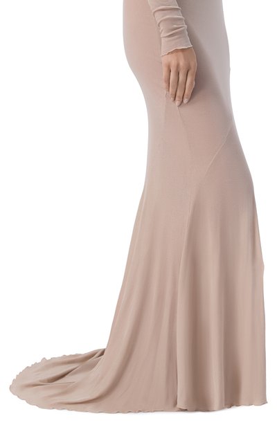 Хлопковое платье MUGLER серого цвета по цене 184500 руб., арт. 26S1R018292034, фото 4 Хлопковое платье MUGLER, арт. 26S1R018292034, фото 4