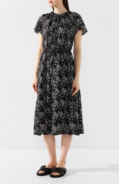 Платье из смеси вискозы и шелка KENZO, арт. FA52R0181521, фото 3