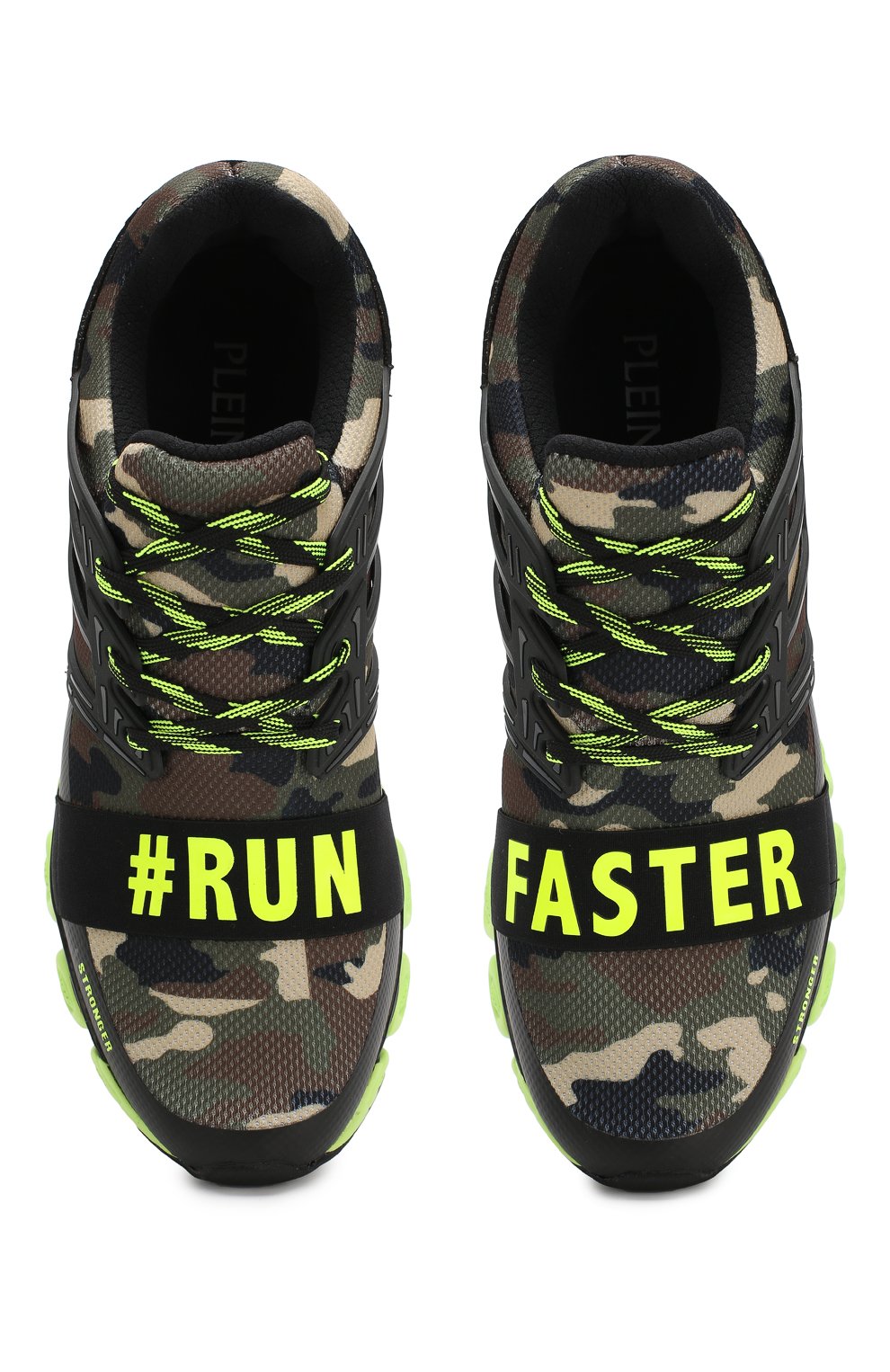 Текстильные кроссовки PLEIN SPORT зеленого цвета по цене 22650 руб., арт. A19S USC0012 SXV002N, фото 5 Текстильные кроссовки PLEIN SPORT, арт. A19S USC0012 SXV002N, фото 5