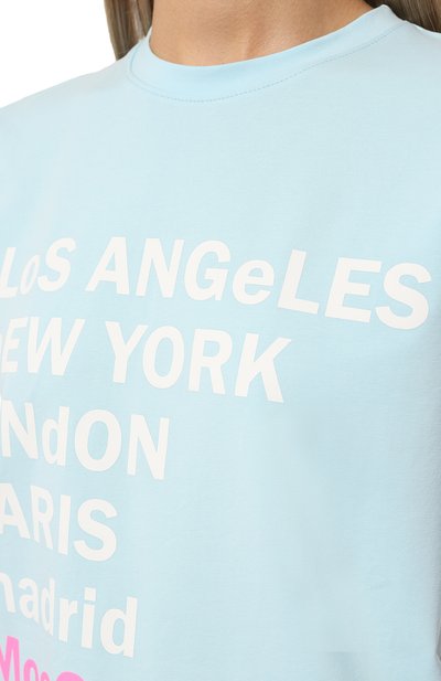 Хлопковая футболка SEVEN LAB, арт. T MosCow blue, фото 5