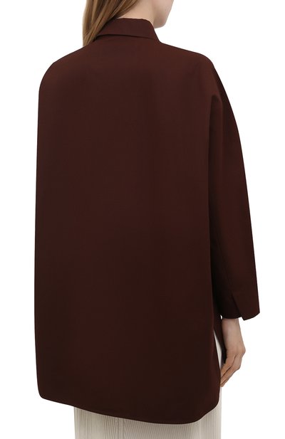 Хлопковая рубашка JIL SANDER, арт. JSWS606905-WS244200, фото 4