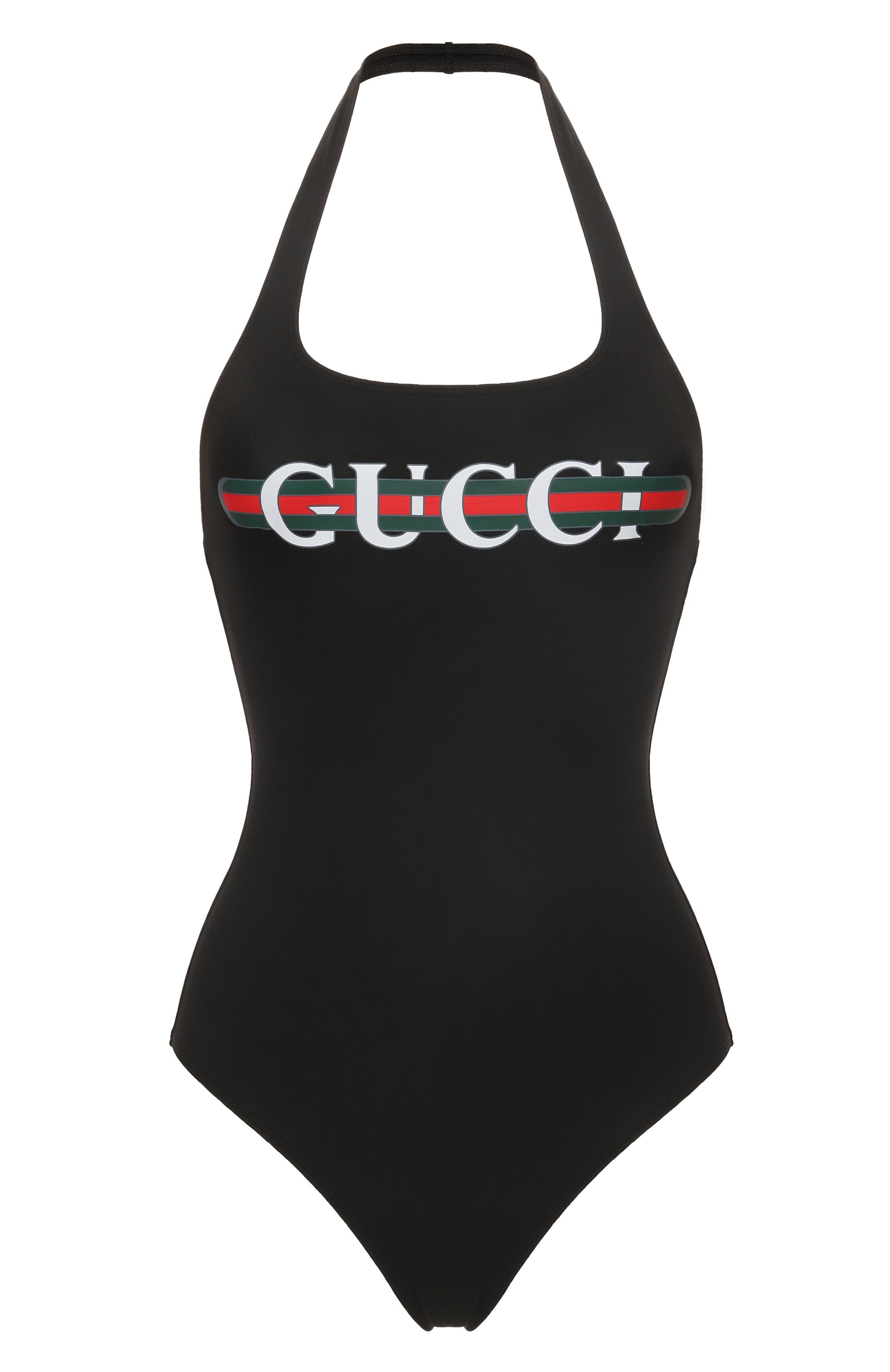 Слитный купальник GUCCI черного цвета по цене 93950 руб., арт. 820749/XHAKC, фото 1 Слитный купальник GUCCI, арт. 820749/XHAKC, фото 1