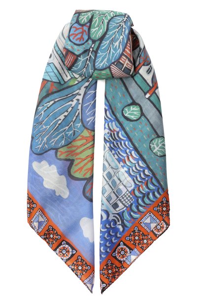 Шелковый платок плес GOURJI, арт. 91149637/415191172, фото 1