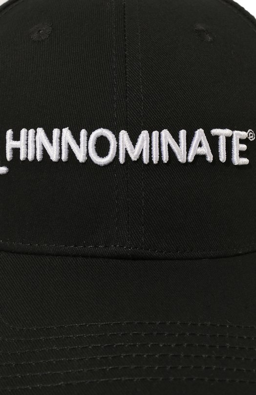 Хлопковая бейсболка HINNOMINATE HAW2/HNAM42 Чёрный  HAW2/HNAM42 Фото 4