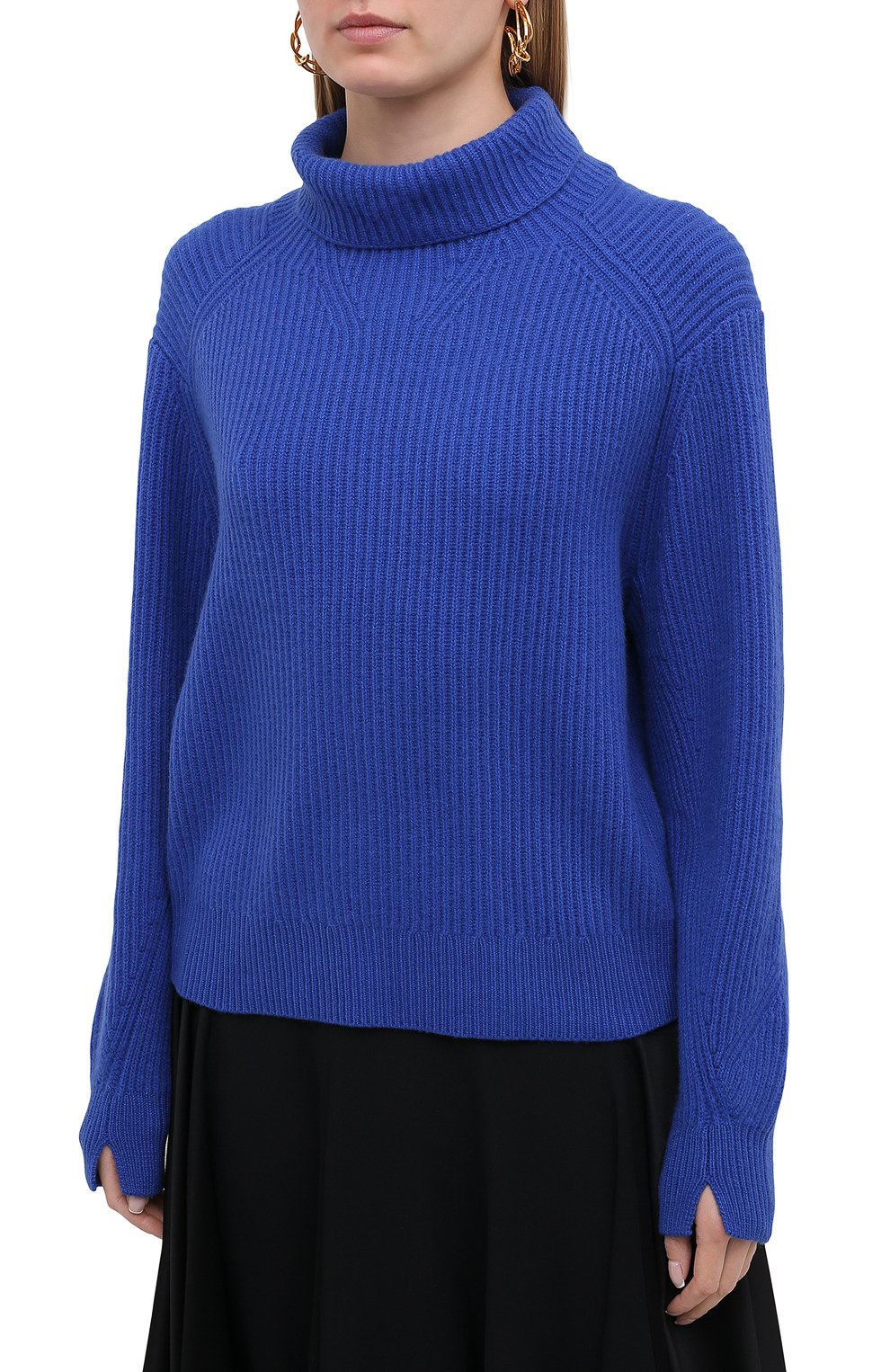 Кашемировый свитер RAG AND BONE синего цвета по цене 64450 руб., арт. WAS20FS0418L41, фото 3 Кашемировый свитер RAG AND BONE, арт. WAS20FS0418L41, фото 3
