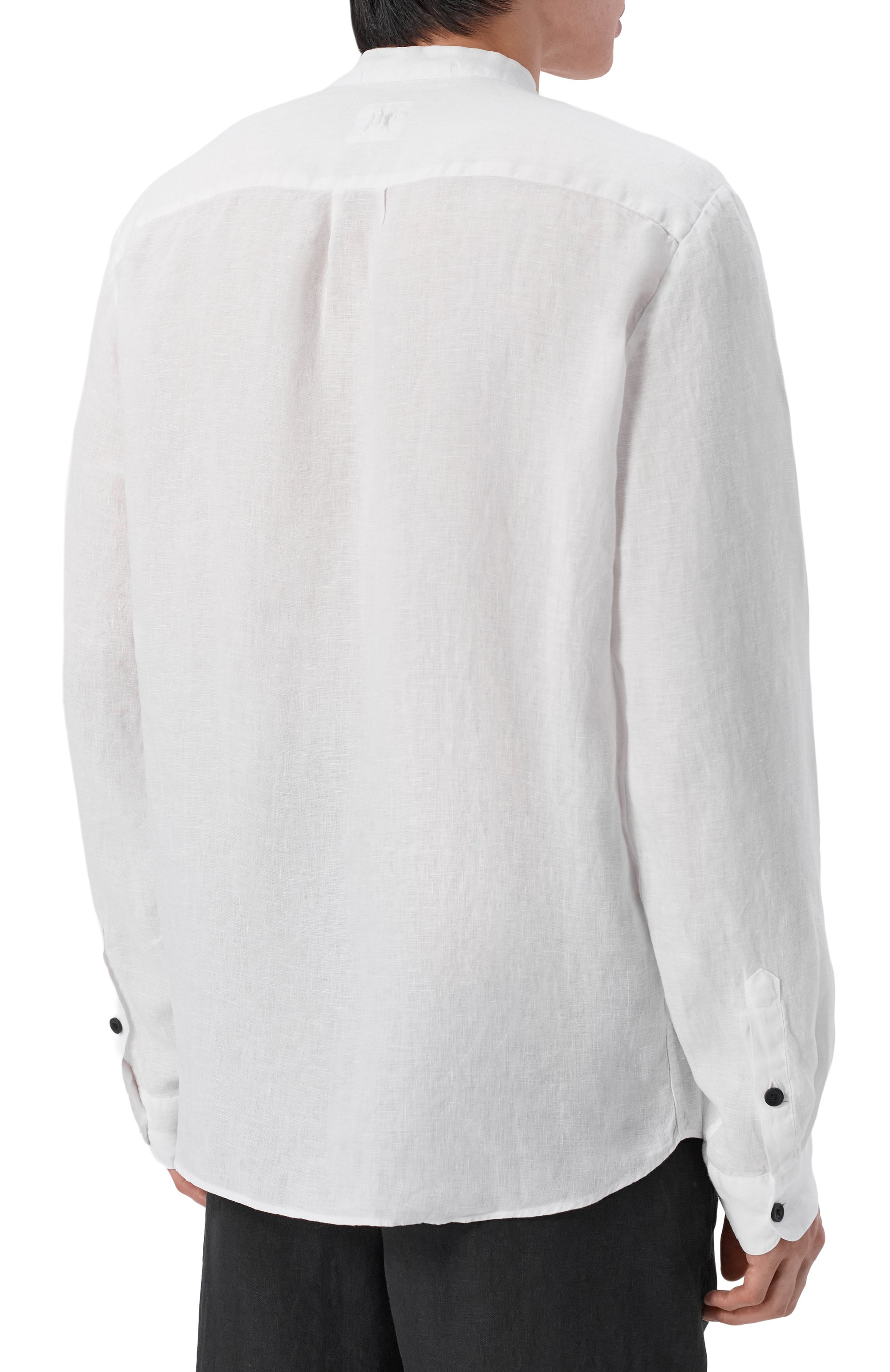 Льняная рубашка HANNES ROETHER, арт. TU29BS.608, фото 4