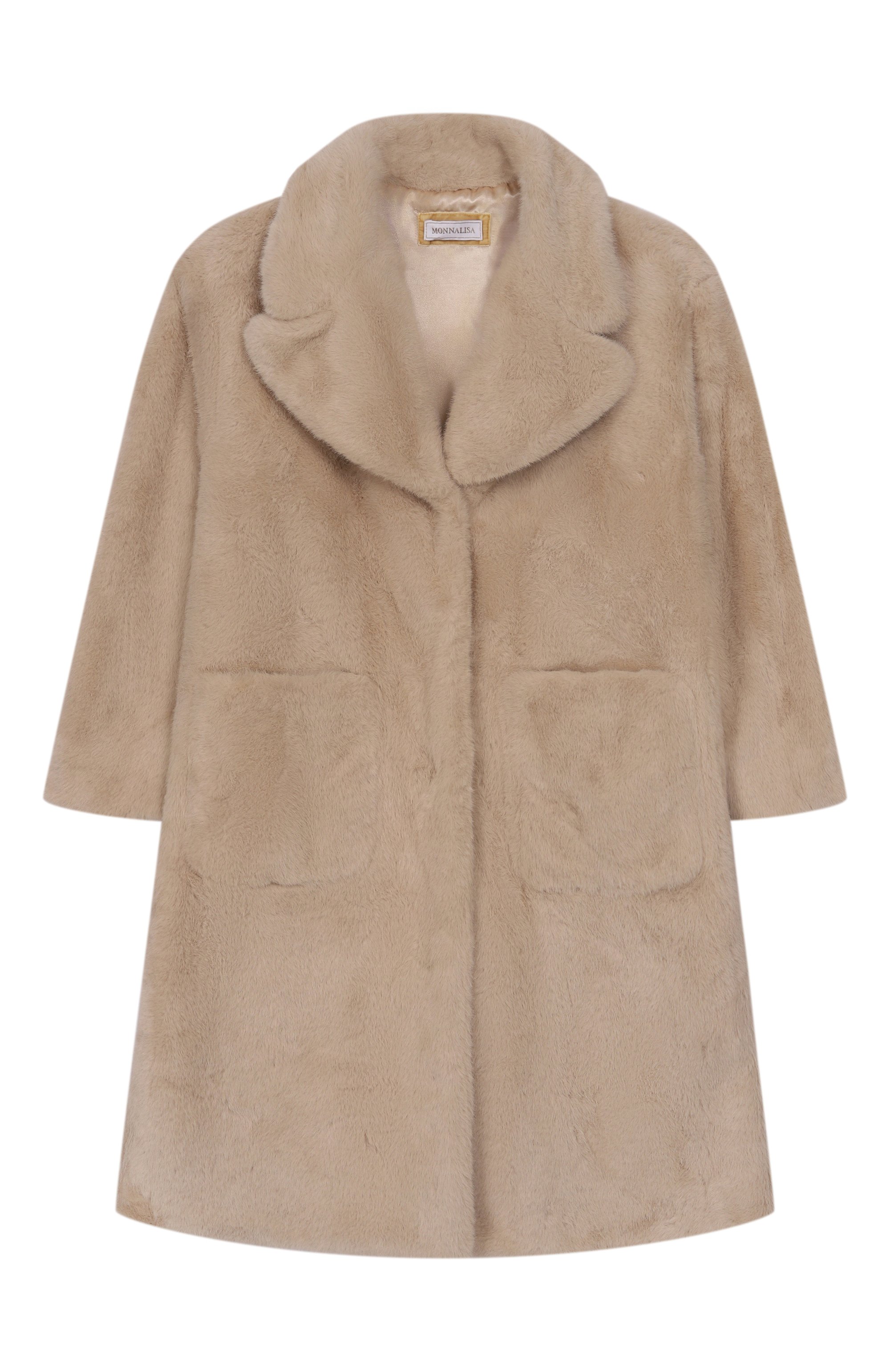 Шуба из экомеха MONNALISA, арт. 17F104, фото 1
