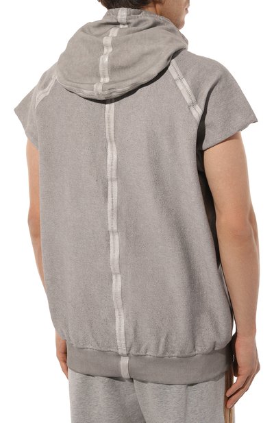 Хлопковое худи ISAAC SELLAM, арт. H00DYVEST BANDE/SP0NGE, фото 4