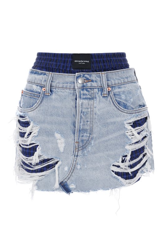 Джинсовая юбка Alexander Wang 4DC3255874 Голубой 4DC3255874