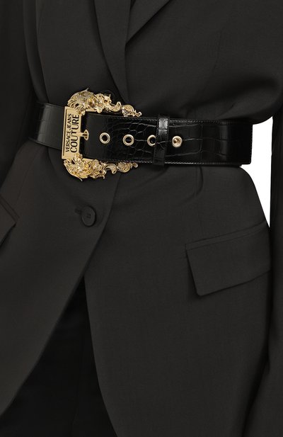 Кожаный ремень VERSACE JEANS COUTURE, арт. 74VA6F02/ZS578, фото 2