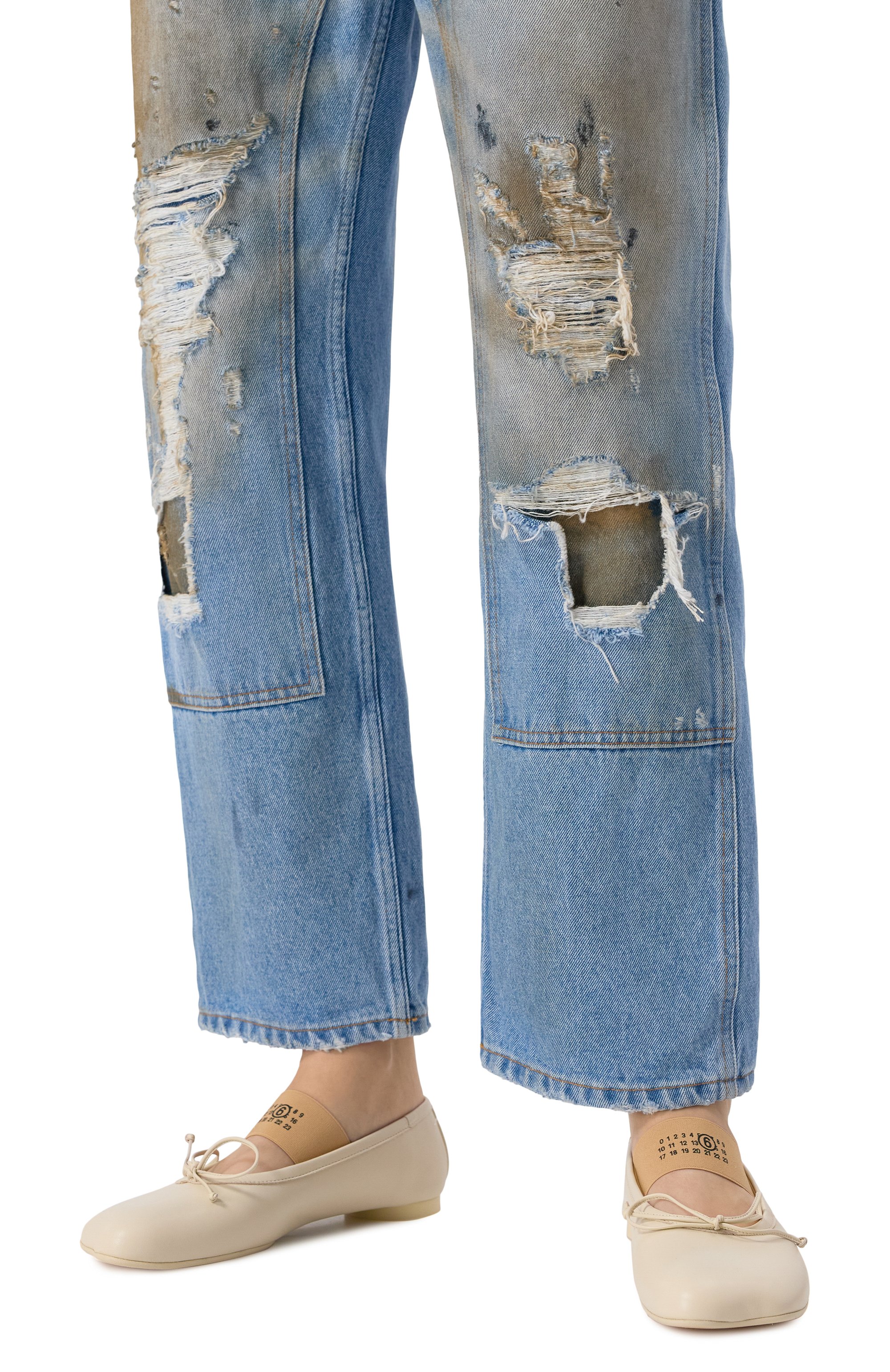 Кожаные балетки anatomic MM6, арт. S59WZ0099/P3628, фото 3