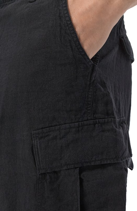 Льняные брюки-карго Undercover UC1F4507-1 Чёрный  UC1F4507-1 Фото 5