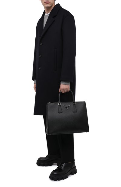 Кожаная сумка-тоут PRADA, арт. 2VG061-2FAD-F0002-OOF, фото 3