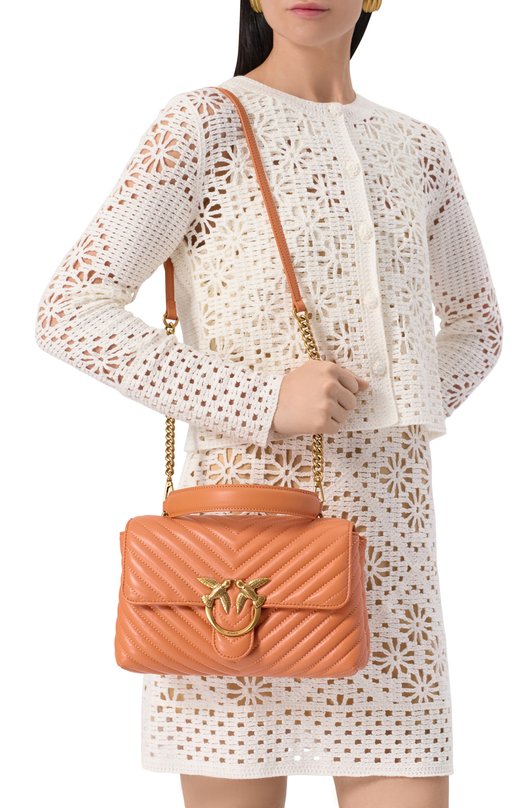 Сумка Love Lady Puff Classic Pinko 100043/A0GK Оранжевый  100043/A0GK Фото 2