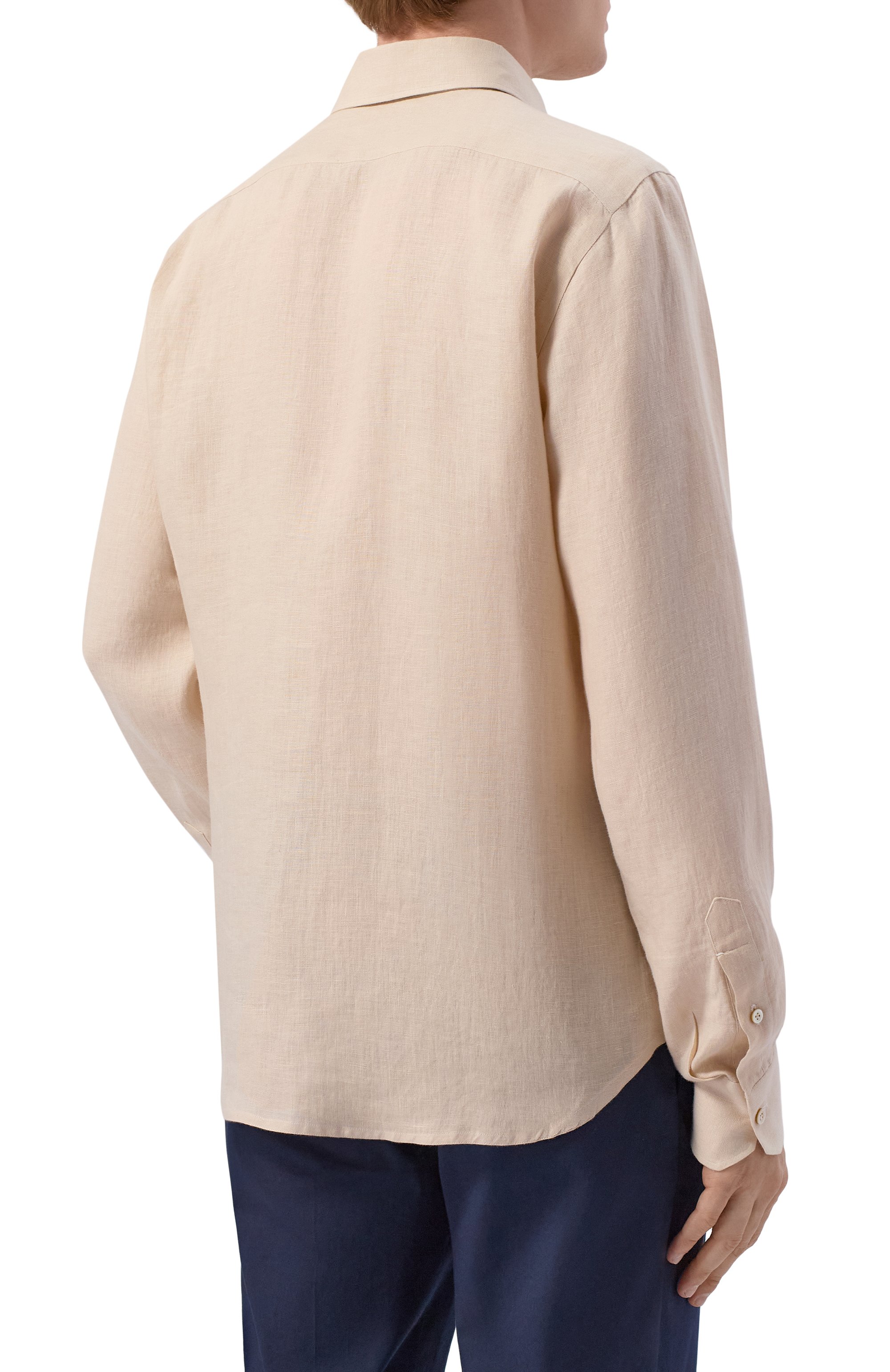 Льняная рубашка KITON, арт. UCWMH0928605, фото 4