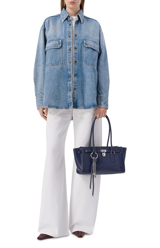 Сумка-тоут Hamilton Moderne small MICHAEL Michael Kors 30F5SNXT0L Синий  30F5SNXT0L Фото 3