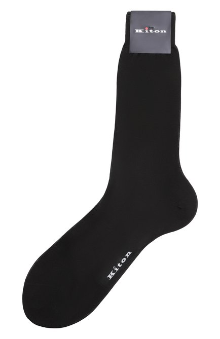 Мужские хлопковые носки KITON, арт. UCALZ10K0777H